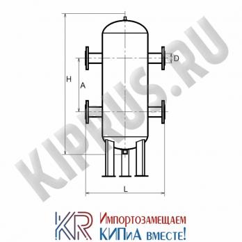 ГС-350-Ф-Н Гидрострелка фланцевая напольная